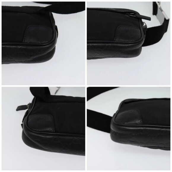 GUCCI Guccissima Waist bag Nylon Black 162417 Auth bs25059 - Picture 15 of 16